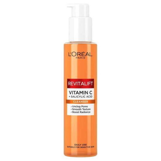 Loreal Paris Revitalift Clinical [C vitamini + Salisilik Asit] Gözenek Karşıtı, Aydınlatıcı Temizleme Jeli  150 ml