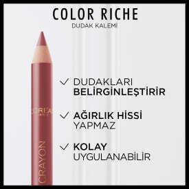 Loreal Paris Color Riche Dudak Kalemi - 635 Worth It Medium