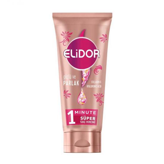 Elidor Makemdemya Yağı Kolajen Güçlü Parlak 1 Minute Onarıcı Süper Saç Bakım Kremi 170 ml