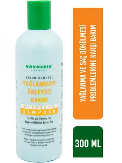 Novocrin Placenta Yağlanmayı Önleyici Bakım Şampuanı 300 ml