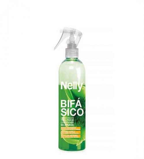 Nelly Professional Two Phase  Conditioner For Curly Hair- Kıvırcık Saçlar için Yeşil Çay Özlü Sıvı Saç Kremi 400 ml