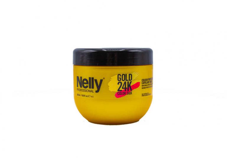 Nelly Professional Gold Color Silk 24K Mask- 24K Renk Koruyucu Maske 500 ml