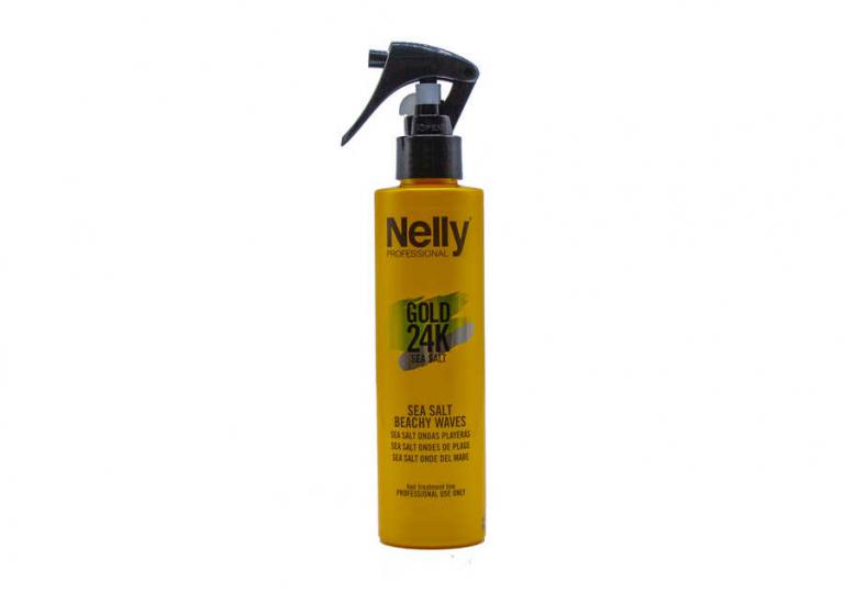 Nelly Professional Gold 24K Sea Salt Beachy Waves Spray- 24K Deniz Tuzu Etkili Dalgalı Saçlar 200 ml