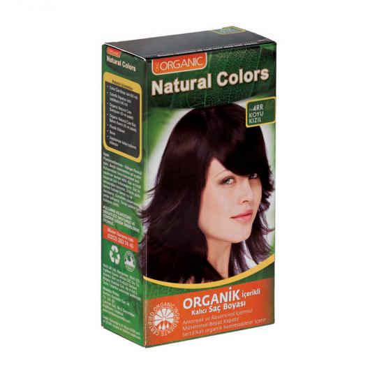 Natural Colors Organik İçerikli Saç Boyası 4RR Koyu Kızıl
