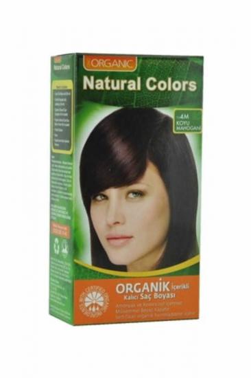 Natural Colors Organik İçerikli Saç Boyası 4M Koyu Mahagoni