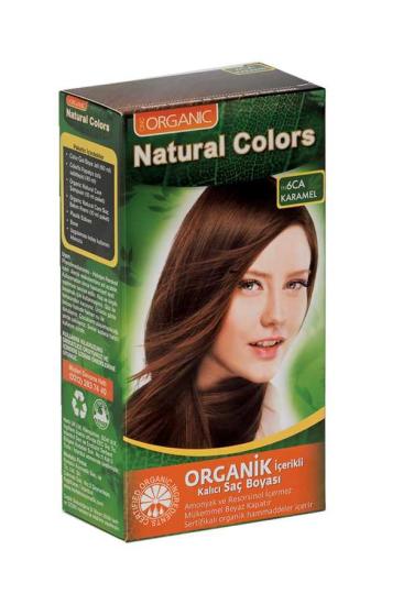 Natural Colors Organik İçerikli Saç Boyası 6CA Karamel