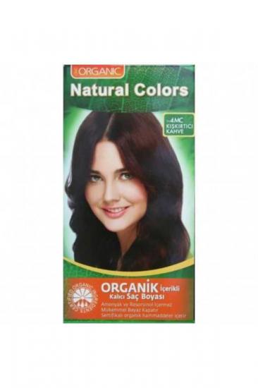 Natural Colors Organik İçerikli Saç Boyası 4 MC Kışkırtıcı Kahve