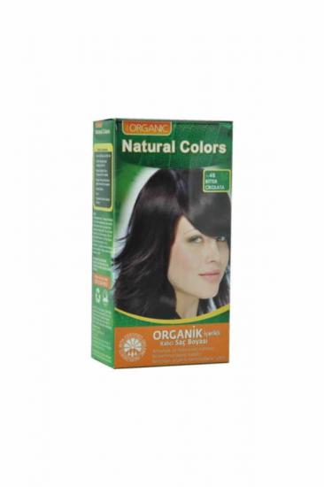 Natural Colors Organik İçerikli Saç Boyası 4B Bitter Çikolata