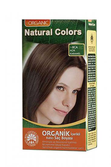 Natural Colors Organik İçerikli Saç Boyası 8CA Açık Karamel