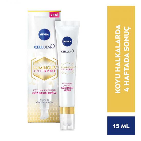 Nivea Luminous630 Koyu Halka Karşıtı Göz Bakım Kremi 15 ml