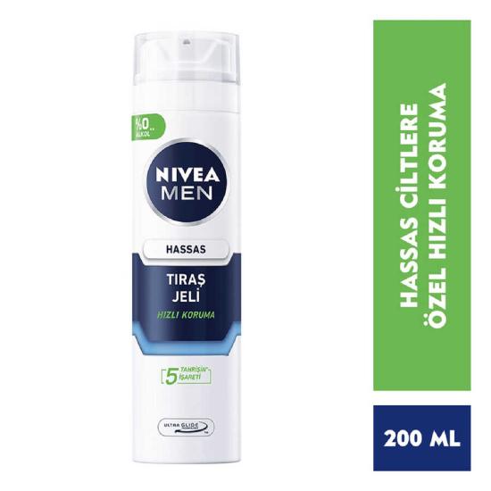 Nivea Men Hassas Ciltler İçin Tıraş Jeli 200 ml