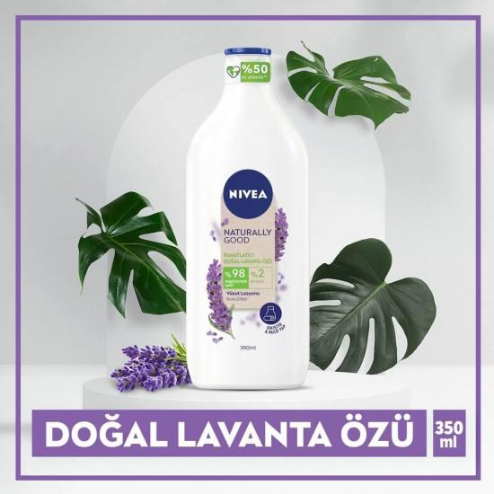 Nivea Body Naturally Good Vücut Losyonu Lavanta 350 ml