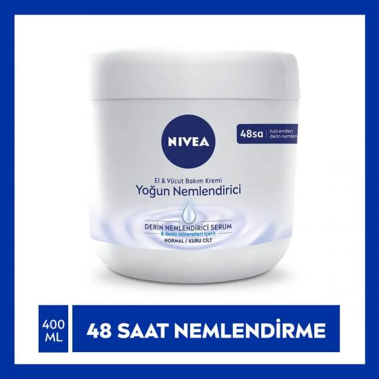 Nivea Yoğun Nemlendirici El & Vücut Bakım Kremi 400 ml