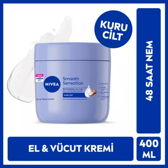 Nivea El ve Vücut Bakım Kremi Pürüzsüzleştirici 400 ml