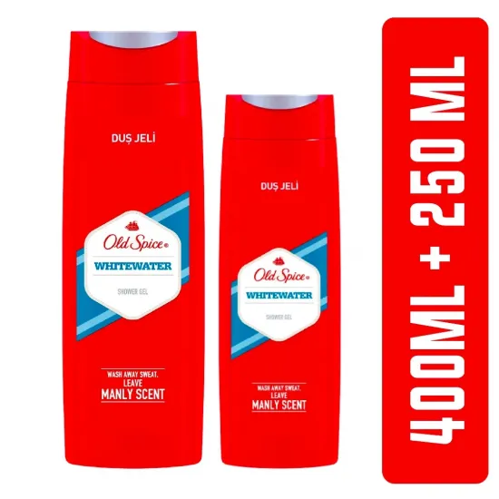 Old Spice Whitewater Duş Jeli 400 + 250 ml