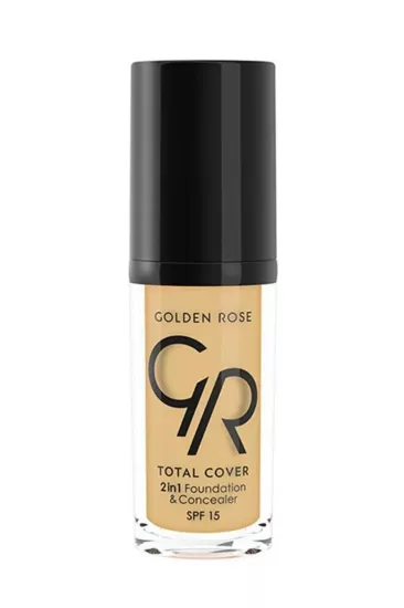 Golden Rose Total Cover 2 in1 Fondöten & Kapatıcı 23 Medium Yellow Beige