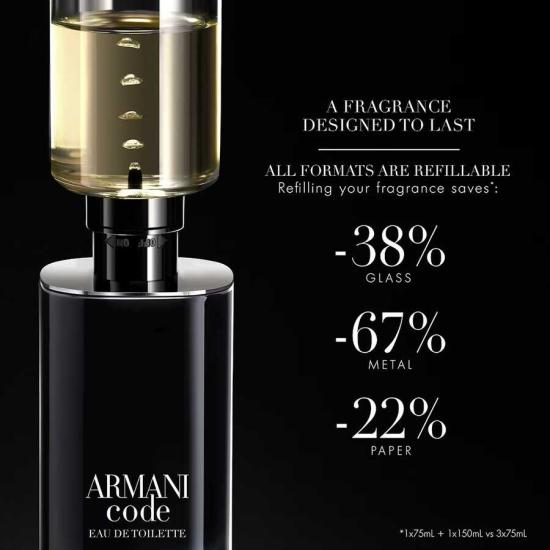 Giorgio Armani Code Recharge Refill Edt 150 ml