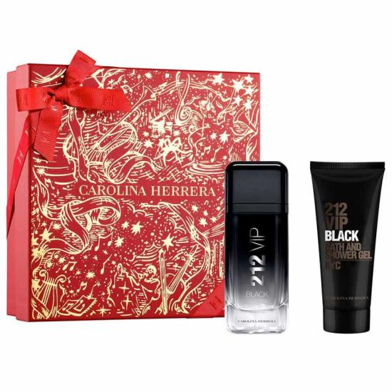 Carolina Herrera 212 Vip Men Black 100 ml Edp 100 ml Set