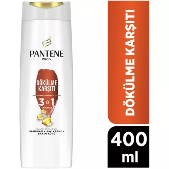 Pantene Şampuan Dökülme Karşıtı 3’ü 1 Arada 400 ml