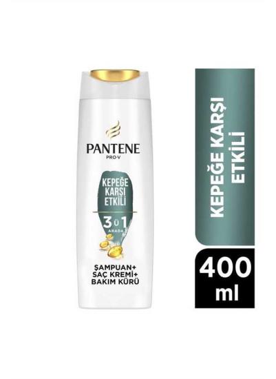 Pantene Şampuan 3 in 1 Kepeğe Karşı 400 ml