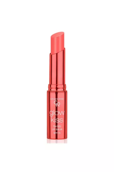 Golden Rose Glow Kiss Tinted Lip Balm Peach Shake 04
