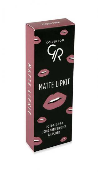 Golden Rose Longstay Likit Matte Lip Kit Blush Pink