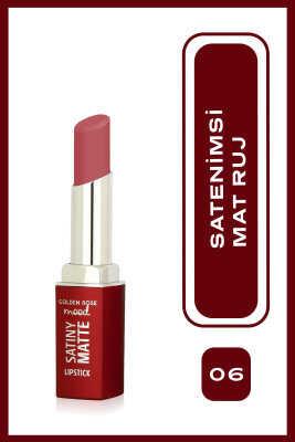 Golden Rose Mood Satiny Matte Lipstick 06