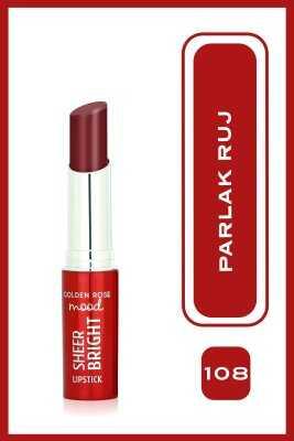 Golden Rose Mood Sheer Bright Lipstick 108