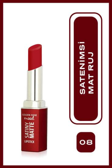 Golden Rose Mood Satiny Matte Lipstick 08