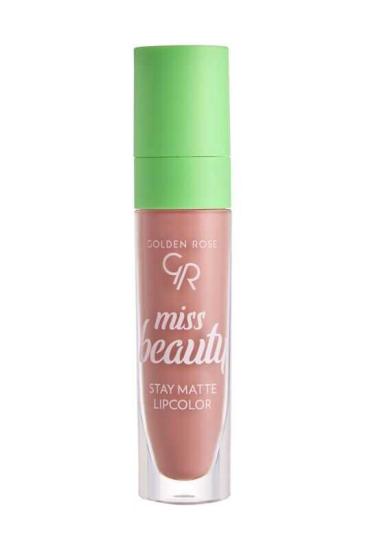 Golden Rose Miss Beauty Stay Matte Lipcolor Likit Ruj 02 Warm Kiss