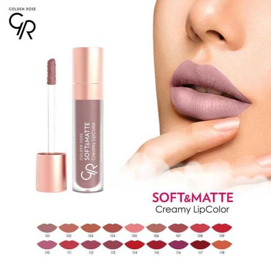 Golden Rose Soft Matte Creamy Lipcolor 112