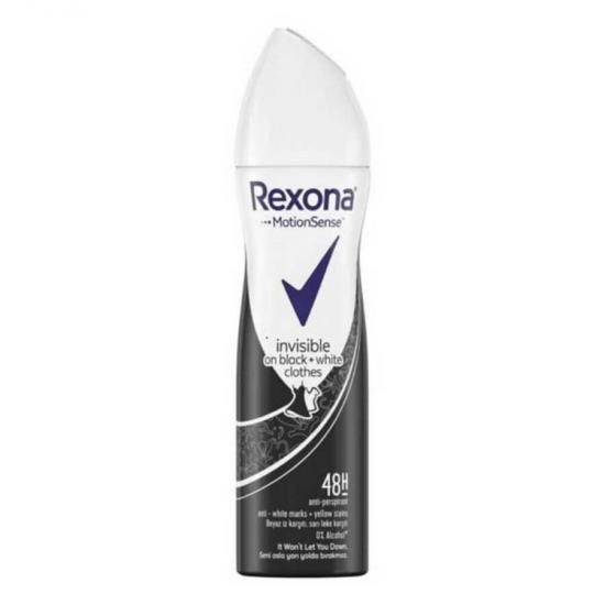 Rexona Deo Invisible Black + White Clo.Spray 150 ml