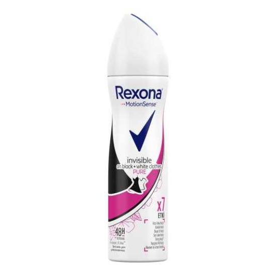 Rexona Invisible Black + White Pure Deodorant 150 ml