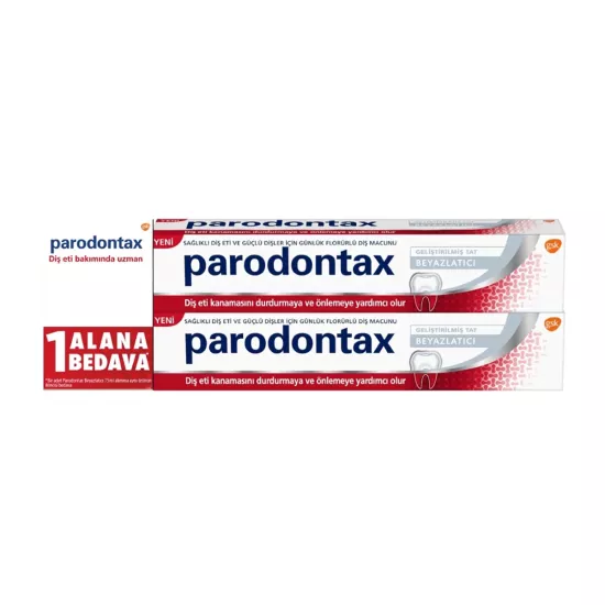 Parodontax Diş Macunu Beyazlatıcı 75 ml +75 ml Set