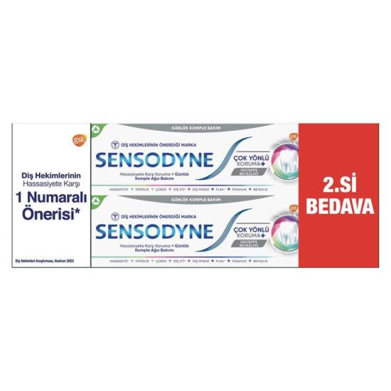 Sensodyne Diş Macunu Çok Yönlü Koruma 2 li 50 ml