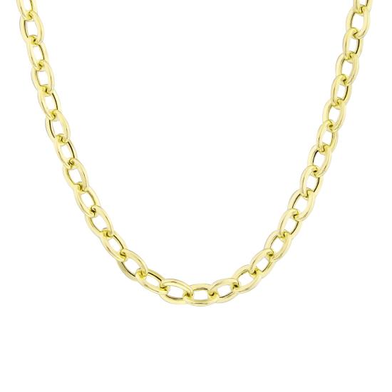Ayna Forse - Brill Forzentina - 14 Ayar Gerçek Altın Zincir Kolye - Kalınlık 1.80 mm (585 Damgalı)
