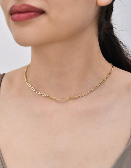 Ataç Zincir 14 Ayar Gerçek Altın Zincir Kolye - Kalınlık: 2.78 mm (585 Damgalı)