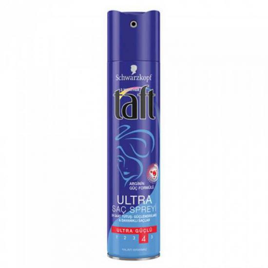 Taft Ultra Güçlü 4 Saç Spreyi 250ml