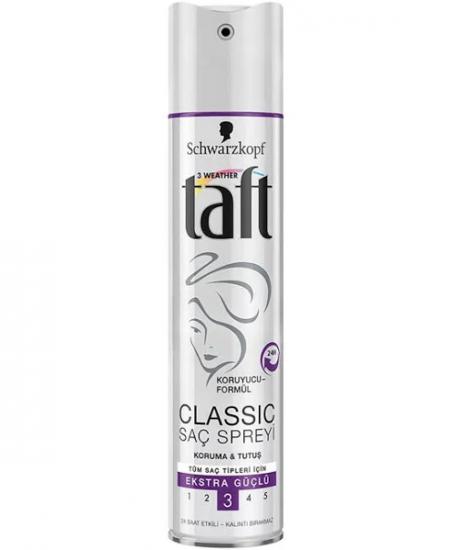 Taft Classic Ekstra Güçlü Saç Spreyi 250 ml