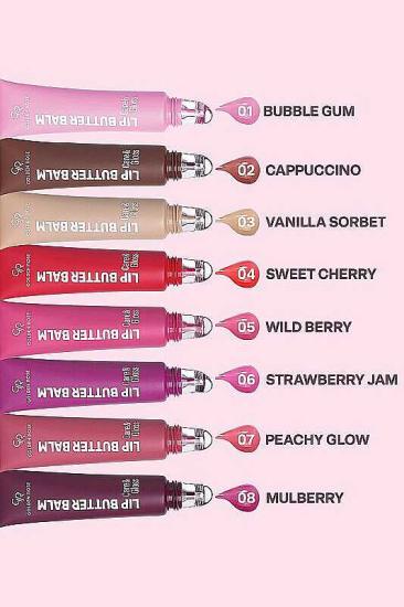 Golden Rose Lip Butter Balm Care&Gloss Renkli Dudak Parlatıcısı 07 Peachy Glow