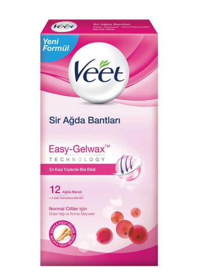 Veet Soğuk Ağda Bandı Normal Cilt 12Li