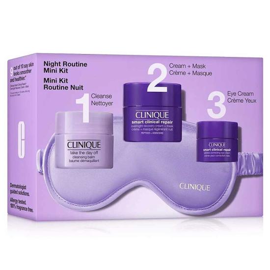 Clinique Night Routine Gece Rutini Mini Kit Set