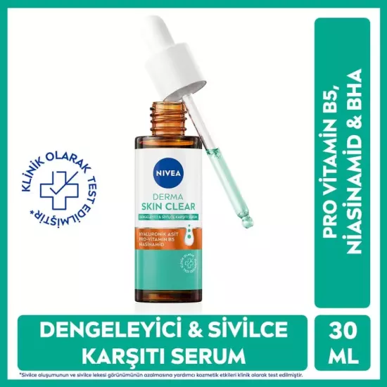 Nivea Derma Skin Clear Dengeleyici Sivilce Karşıtı Serum 30 ml