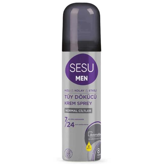 Sesu Men Tüy Dökücü Krem Sprey Normal Ciltler 150 ml