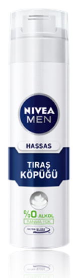 Nivea Men Hassas Ciltler İçin Tıraş Köpüğü 200 ml