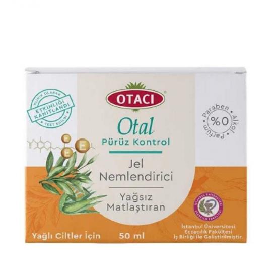 Otacı Otal Pürüz Kontrol Yağsız Matlaştıran Jel Nemlendirici 50 ml