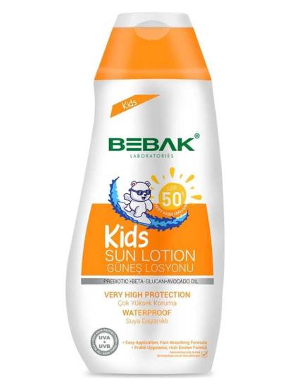Bebak Kids Suya Dayanıklı Güneş Losyonu Spf 50+ 200 ml