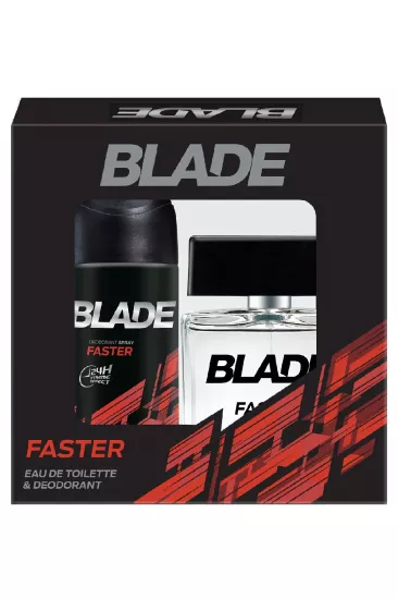 Blade Faster Edt 100 ml + 150 ml Deodorant Set