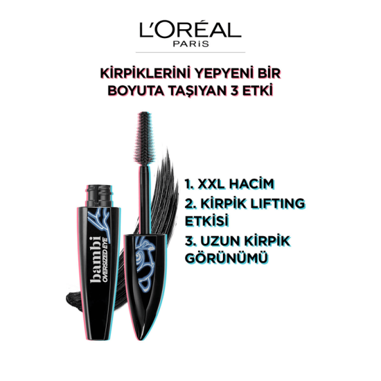 Loreal Paris Bambi Eyes Oversized Eye Mascara Black