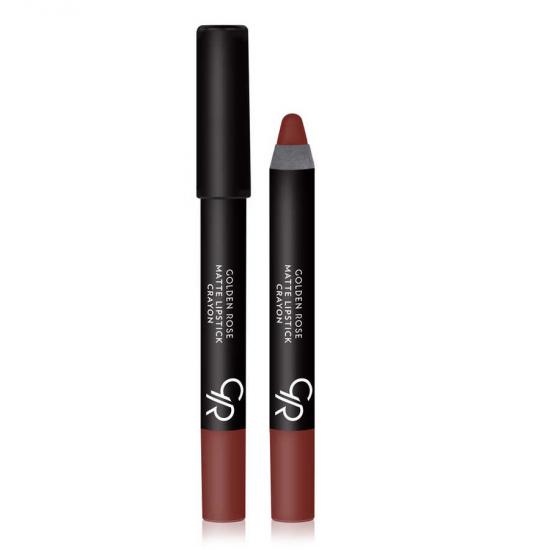 Golden Rose Matte Lipstick Crayon Mat Kalem Ruj 01